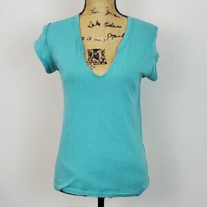 NWOT We The Free Raw Seamed Tee Sz M